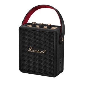 Boxa portabila Marshall Stockwell III - Sunet stereo 360, rezistenta la apa, negru si brass