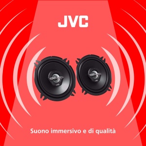 Boxe auto JVC CS-J520X 13 cm 2 cai coaxiale negru 250 W - Img 3