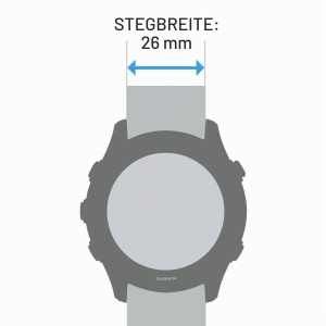 Bratara Garmin QuickFit 26mm, Silikon, Compatibila cu Fenix 5X6X7X, Tactix, Quatix - Img 3