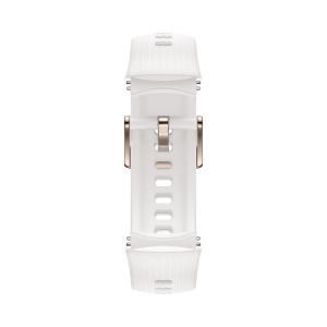 Bratara pentru Ceas Inteligent HUAWEI WATCH 5, Fluorelastomer, Alb - Img 3