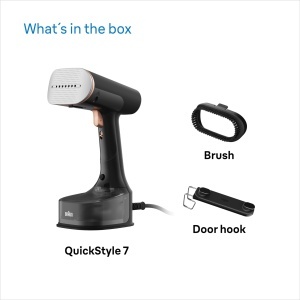 Braun QuickStyle 7 GS7077BK Steamer 1600W Tehnologie Dual FreeGlide 3D NegruCupru - Img 7