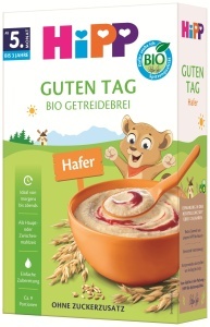 Brei din Ovaz HiPP Guten Tag Bio 7x200g, Fara Zahar Adaugat, Cu Vitamina B1 - Img 2