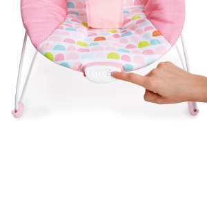 Bright Starts Baby Bouncer Fancy Fantasy Roz Unicorn Vibratii Linistitoare - Img 3