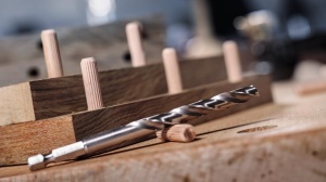 Burghiu pentru lemn PRO Wood HSS Brad Point 8mm x 117mm HEX - Img 6
