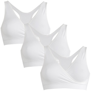 Bustiera de Somn Medela L White De Bundle, 3 bucati, confortabila si elastica