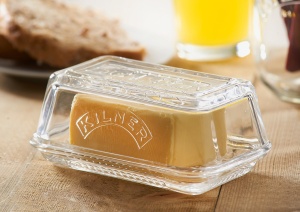 Buteriera din sticla Kilner, 250g, design retro, cu capac din sticla - Img 4