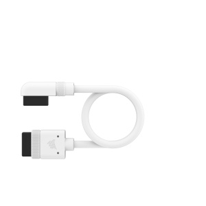 Cablu Corsair iCUE LINK Slim - 2x 200mm, 90 - Alb - Img 2