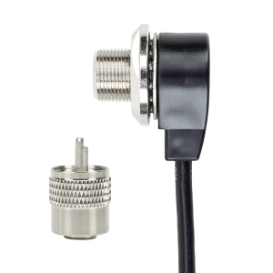 Cablu de conectare PNI T601 pentru antena CB, lungime 4 m, tip RG58, conector PL259 - Img 2
