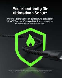 Cablu de incarcare Micro USB Belkin BoostCharge Eco, 1m, flexibil, negru - Img 8