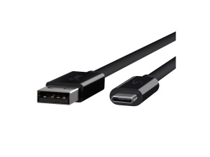 Cablu USB-A la USB-C Belkin F2CU029BT1M-BLK, 1 Metru, Negru