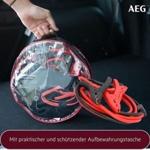 Cabluri de pornire AEG SP 16 2 x 3m Protectie StartProtect pentru motoare pana la 2500 cm3 - Img 6
