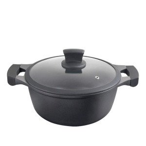 Cacerola Inalta Metaltex XPERT, 28 cm, Antiadherenta, Neagra