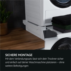 Cadru de legatura AEG pentru spalator si uscator, 60cm, suport 15kg, fara gauri - Img 3