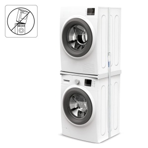 Cadru universal Xavax Basic alb pentru montare uscator pe masina de spalat cu curea de fixare - Img 4