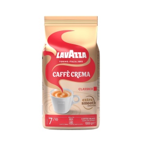 Cafea boabe Lavazza Caffe Crema Classico 1 kg, amestec Arabica si Robusta, intensitate 710