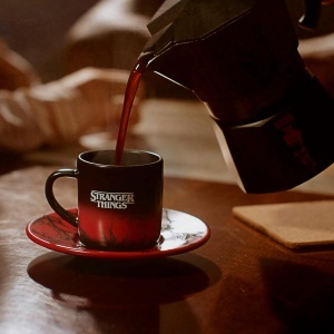 Cafetiera Bialetti Moka Express Stranger Things 6 cesti USB-C Negru - Img 7