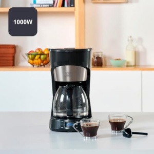 Cafetiera BlackDecker BXCO1002E, 1000W, 1.5L, Timer 24h, Inox - Img 2