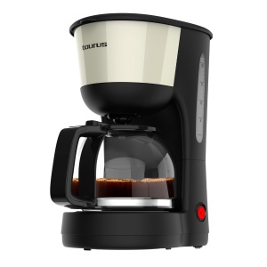 Cafetiera cu filtru Taurus Verona Vintage Cream, 12 cesti, 1000W, crem