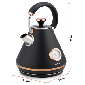 Cafetiera electrica Berdsen BD-701, 1.7L, 2200W, Negru - Img 3