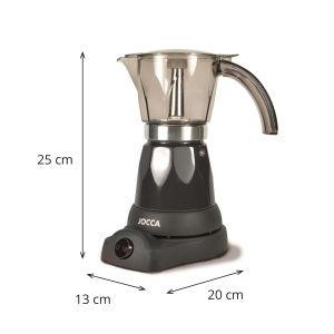 Cafetiera electrica Jocca 360deg Negru 6 cesti - Img 2