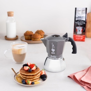Cafetiera espresso Bialetti Brikka Induction 4 cesti argintiu compatibila cu plite inductie - Img 6