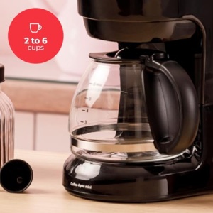 Cafetiera Solac Coffee 4 You Mini, 0.75 L, 600 W, Filtru Permanent, Negru - Img 3