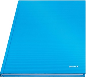 Caiet A4 Leitz Solid 160 pagini, 80 gm, Hardcover, Hellblau
