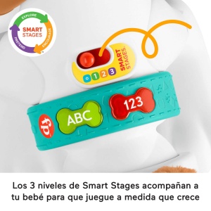 Caine de jucarie Fisher-Price 123 Crawl With Me Puppy, interactiv, cantec, design prietenos - Img 4