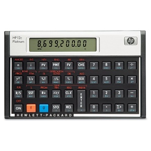 Calculator financiar HP 12c Platinum - Hewlett-Packard, fabricat in Germania