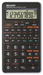 Calculator stiintific SHARP EL-501T, 10 cifre, display LCD, negru