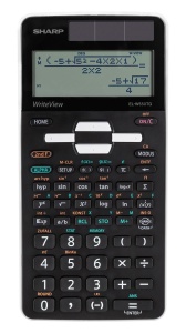 Calculator stiintific SHARP EL-W550TG, 258 functii, solar si baterie, negru