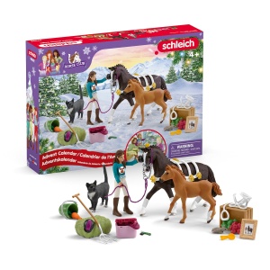 Calendare de Advent Schleich Horse Club 2025 - 36 piese, figurine si accesorii pentru copii