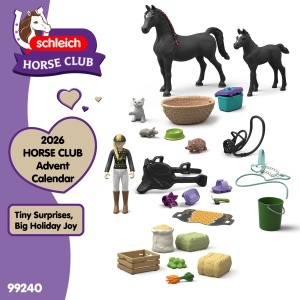 Calendare de Advent Schleich HORSE CLUB 2026 - 32 Piese, Araber Stute si Fohal - Img 5
