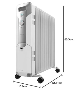 Calorifer electric cu ulei Cecotec ReadyWarm 11000 Space 2500W 11 elemente 3 trepte de putere 25 m2 - Img 9