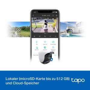 Camera de securitate TP-Link Tapo C520WS pentru exterior, Viziune nocturna color Starlight, Camera 360deg, 2K 4MP, 2 antene puternice, IP66 rezistent la intemperii, stocare locala si cloud securizata, detectare AI, APP - Img 8