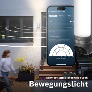 Camera de supraveghere exterioara Bosch Smart Home Eyes II, 1080p Full HD, cu alarma si lumina, antracit - Img 5