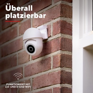 Camera de supraveghere exterior Trust SMARTCAM-3900, 360, 3MP, alba - Img 5