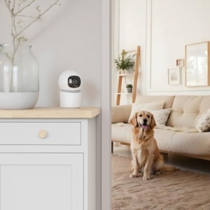 Camera de supraveghere Hama de interior camera inteligenta Wi-Fi cu vedere pe timp de noapte 1080p inregistrare detector de miscare cu detectare de pe - Img 13