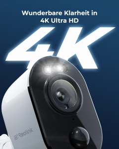 Camera de supraveghere Reolink Argus 3 Ultra 4K, WiFi Dualband, Acumulator - Img 2