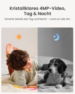 Camera de supraveghere Reolink E1 4MP 360deg Auto-Tracking Detectare persoane si animale - Img 2