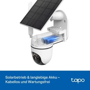 Camera de supraveghere Tapo C615G 4G LTE, 360, 2K, nocturna color - Img 6