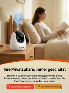 Camera de supraveghere Tenda CP3 Pro, 2K, cu comunicare bidirectionala - Img 3