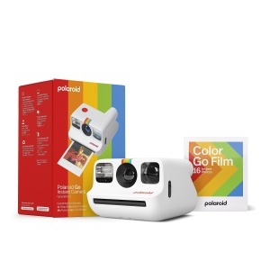 Camera instant Polaroid Go Generation 2 White Set complet cu film color
