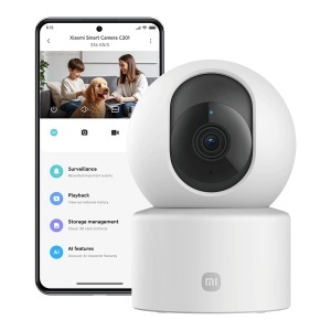 Camera supraveghere interior Xiaomi C201 1080p HD 360deg detectie persoane si animale vedere nocturna color