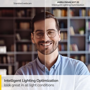 Camera video pentru conferinte Jabra PanaCast 20 4K - Camera web video personala flexibila plug-and-play cu 4K Ultra HD alimentat de AI, zoom inteligent si optimizare a iluminarii - Img 8