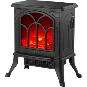 Camin electric ARDES CAMINO JR AR354, 1500 W, efect flacara, negru