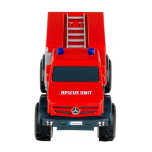 Camion de pompieri Mercedes-Benz Unimog 124 cu piese mobile pentru copii - Img 6