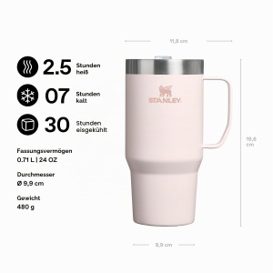 Cana de calatorie Stanley 1913 Suburban 0.7L - Rose Quartz - Img 2
