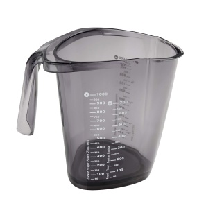 Cana de masurare Dr. Oetker 1000 ml, plastic rezistent, anti-alunecare, negrugri - Img 2