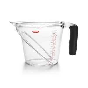 Cana de masurare OXO Good Grips, 1 L, ergonomica, din plastic BPA-free